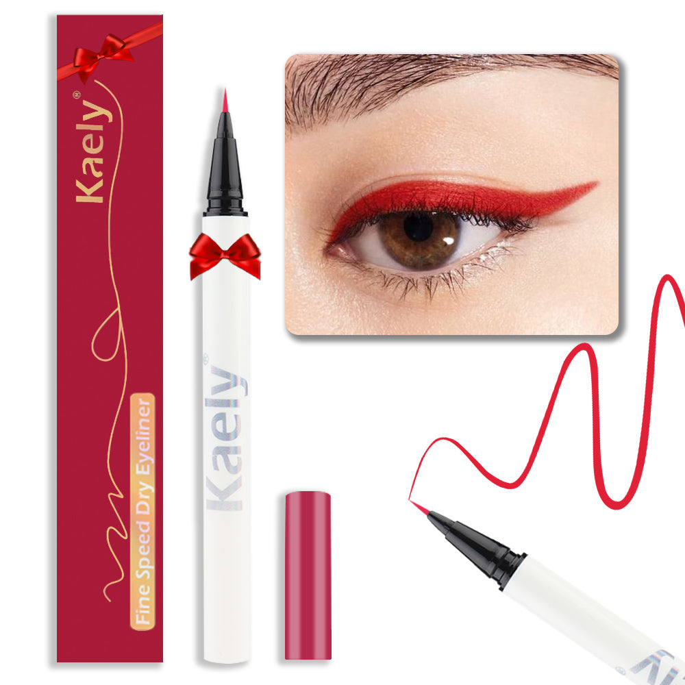 Waterproof Colored Eyeliner Liquid Eye Liner Set Long Lasiting Fine Speed Dry Liquid Eyeliner lapiz delineador de ojos contra el agua blanco para ojos de colores