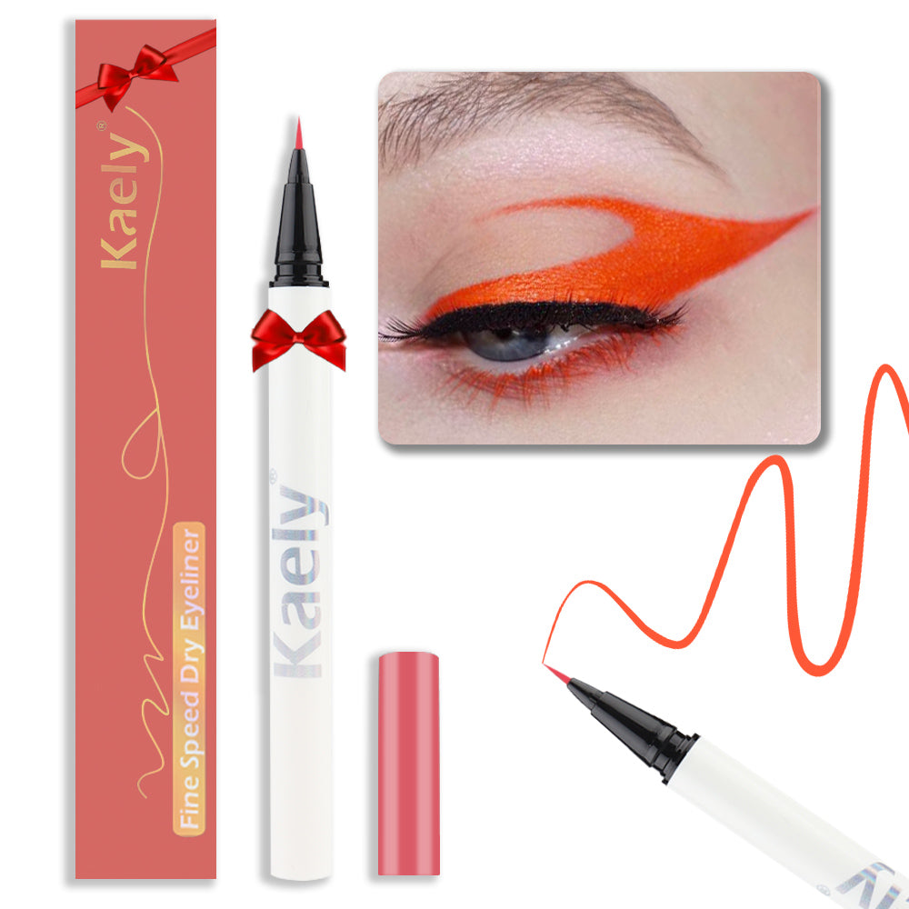 Waterproof Colored Eyeliner Liquid Eye Liner Set Long Lasiting Fine Speed Dry Liquid Eyeliner lapiz delineador de ojos contra el agua blanco para ojos de colores