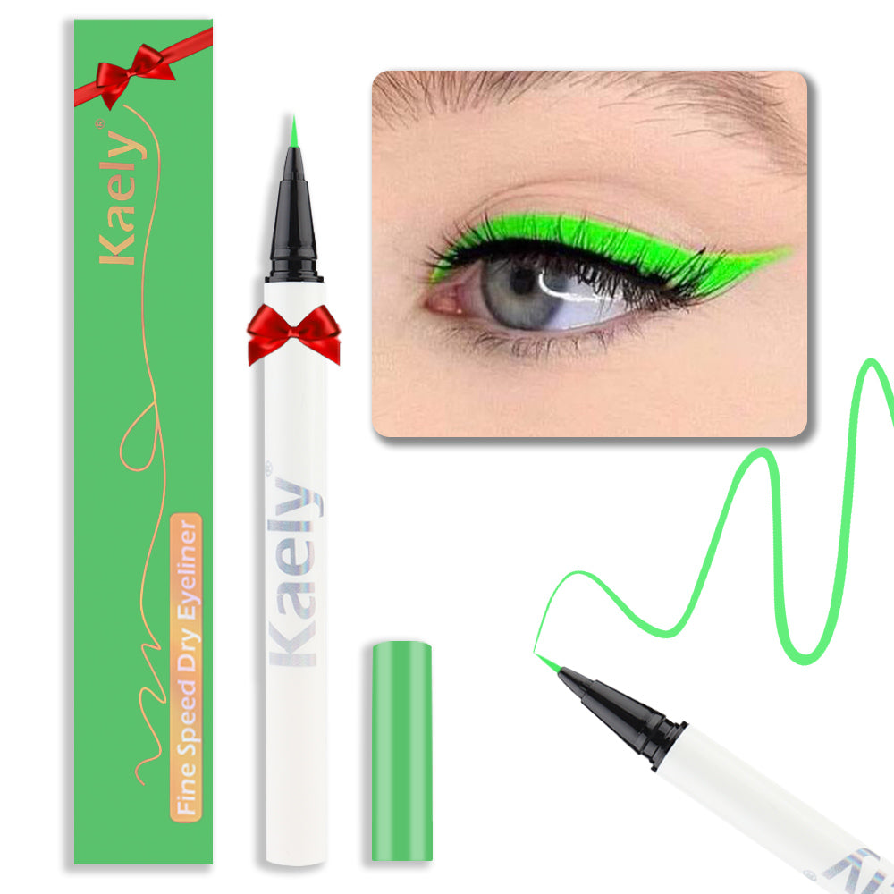 Waterproof Colored Eyeliner Liquid Eye Liner Set Long Lasiting Fine Speed Dry Liquid Eyeliner lapiz delineador de ojos contra el agua blanco para ojos de colores