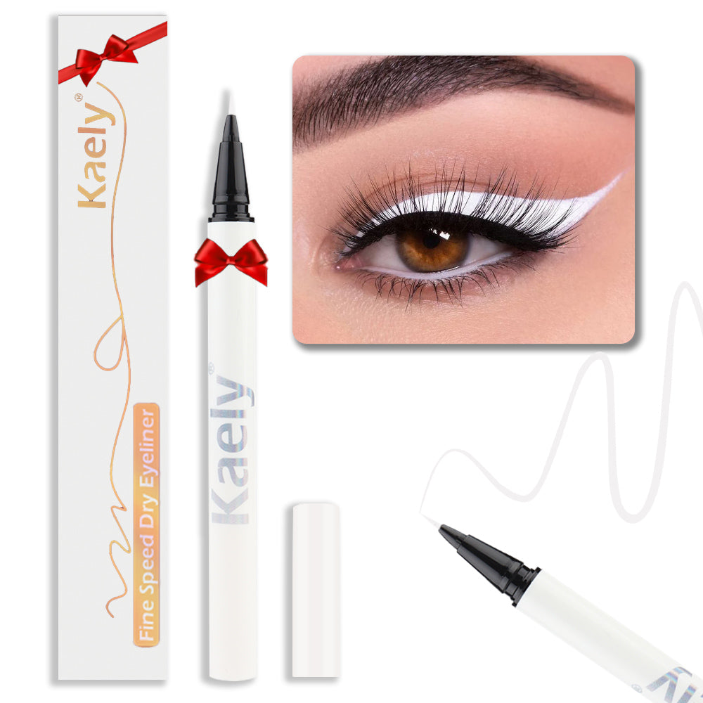 Waterproof Colored Eyeliner Liquid Eye Liner Set Long Lasiting Fine Speed Dry Liquid Eyeliner lapiz delineador de ojos contra el agua blanco para ojos de colores