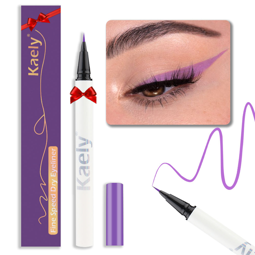 Waterproof Colored Eyeliner Liquid Eye Liner Set Long Lasiting Fine Speed Dry Liquid Eyeliner lapiz delineador de ojos contra el agua blanco para ojos de colores