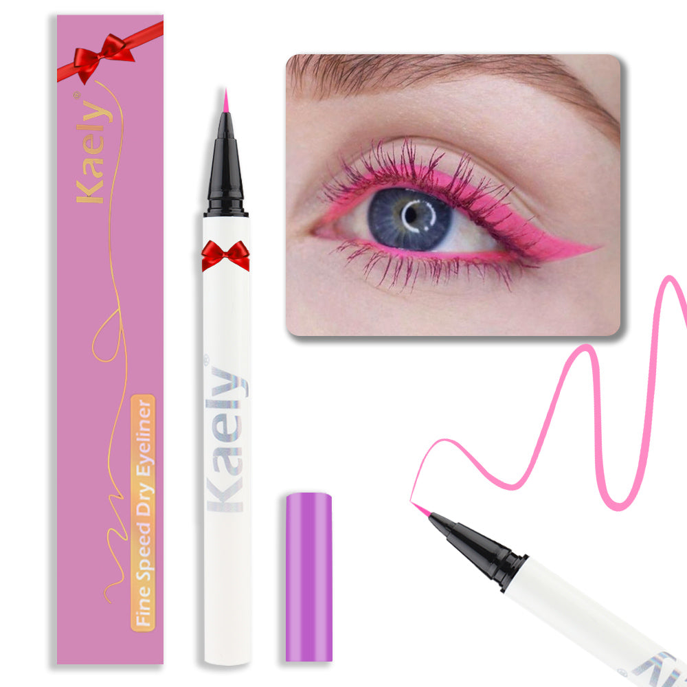 Waterproof Colored Eyeliner Liquid Eye Liner Set Long Lasiting Fine Speed Dry Liquid Eyeliner lapiz delineador de ojos contra el agua blanco para ojos de colores