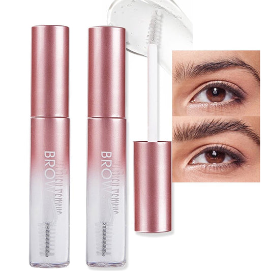 Kaely 2Pcs Clear Brow Mascara Setting Gel Makeup Set,Eye Brow Eyebrow Glue Soap Wax Lift Gel Clear,gel para cejas transparente,Brow Fast Sculpt,Cruelty Free,Long Lasting Waterproof Cosmetics Make Up