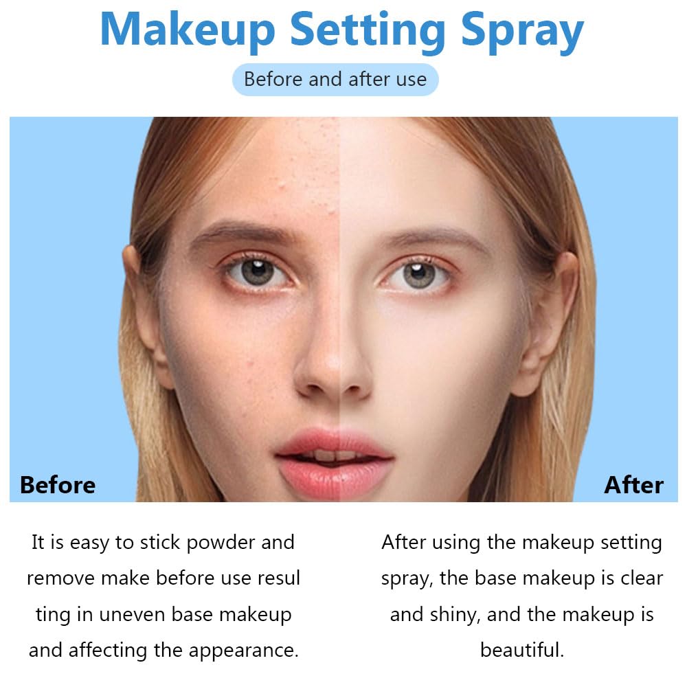 Kaely 2IN1 Hydrating Setting Spray for Face,Primer Face Makeup Matte Dewy Finish,Waterproof Setting Spray for Makeup Long Lasting,Oil Control,maquillaje Up To 16 Hours,Vegan & Cruelty-Free